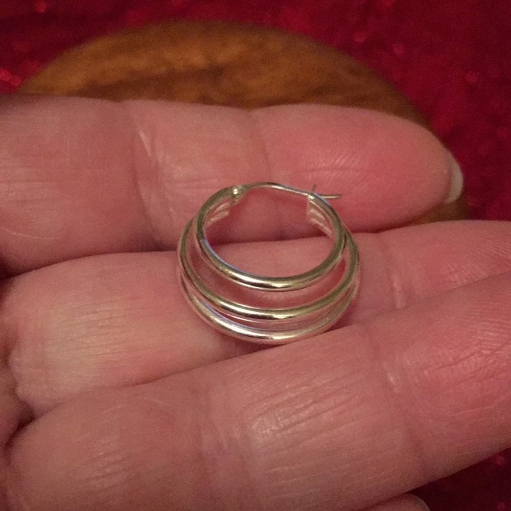 Adorable sterling silver earrings - Picture 3 of 4